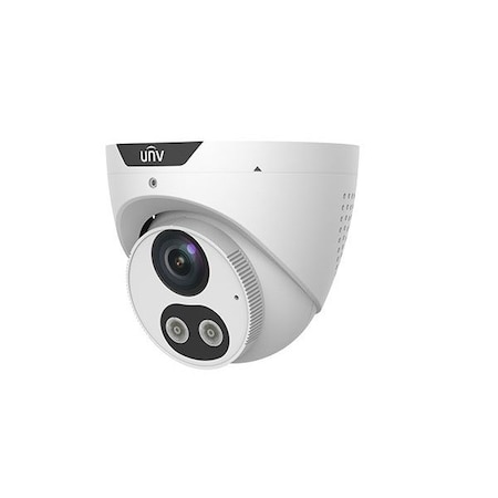 Uniview 8MP WDR IR Eyeball Network Camera 2.8mm Fixed Lens, 30m IR, Mic, Speaker IPC3618SB-ADF28KMC-I0